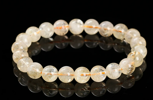 Bracelet Citrine Naturelle –  Confiance & Abondance